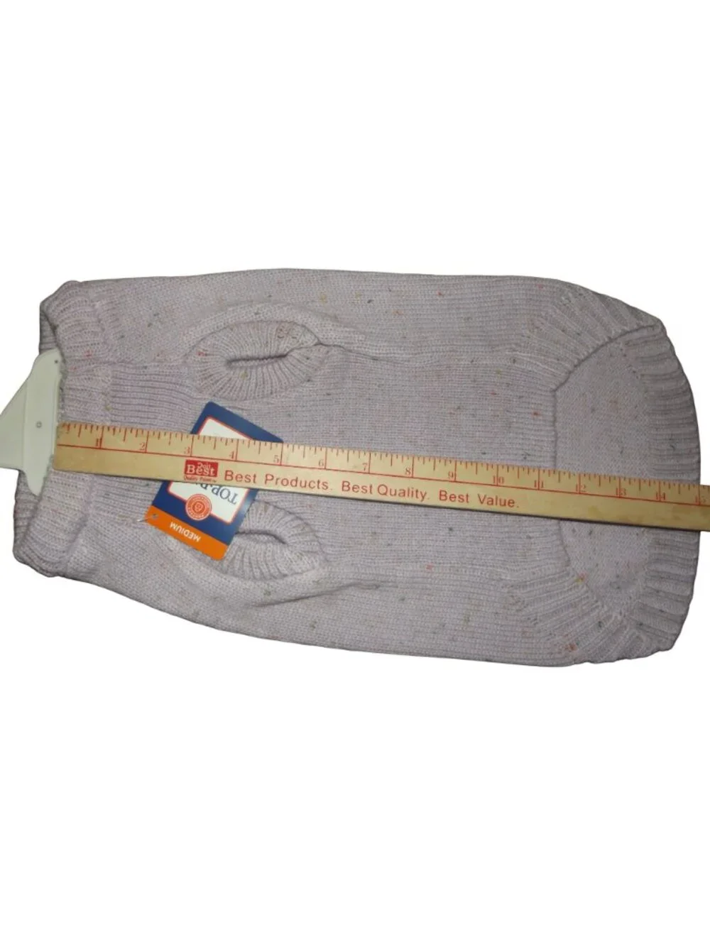 Top Paw Dog Sweater Size Medium Lavender Purple Speckled